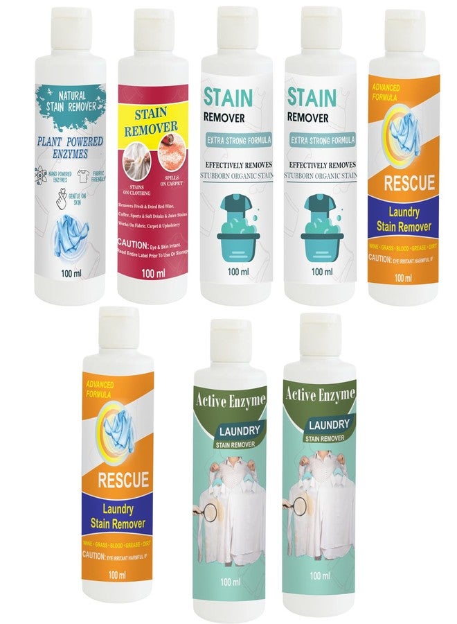 مجموعة مزيل بقع توفوس: قميص، أحمر، دمية (عبوتان)، برتقالي (عبوتان)، فستق ومزيل بقع الفستق | محلول تنظيف متعدد الأسطح للملابس والأقمشة والمفروشات (100 غرام لكل عبوة) - Image 1